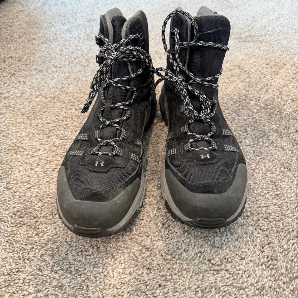 Under Armour Black and Gray Men's Tactical Outdoor Boots